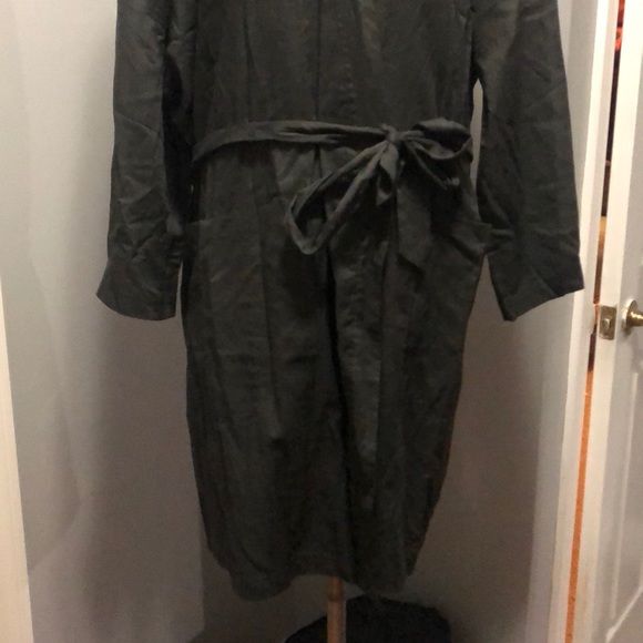 Tory Burch Sloan Kettering Men’s Orchard Grey Robe - Picture 2 of 5